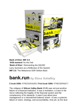 bank.run: Bank of Elon and IMF 2.0 Reinventing the [X]USD