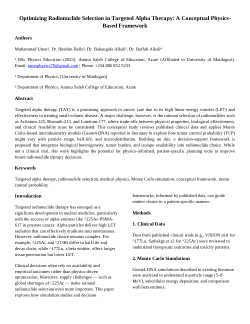 Optimizing Radionuclide Selection in Targeted Alpha Therapy: A Conceptual Physics-Based Framework