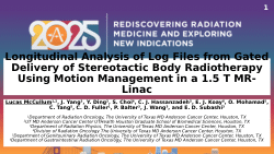 ASTRO 2025: "Longitudinal Analysis of Log Files from Gated Delivery of Stereotactic Body Radiotherapy Using Motion Management in a 1.5 T MR-Linac"