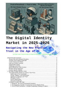 Digital Identity Market: 2025-2026 Landscape Research