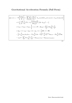 Gravitational Acceleration Formula (Full Form) In2025