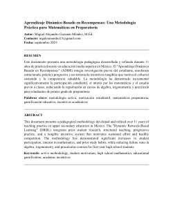 Aprendizaje Dinámico Basado en Recompensas (ADBR)