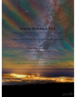 Gravitational Field Dynamics Mass Emergence, Redshift Interpretation, and Structured Coherence V3.3