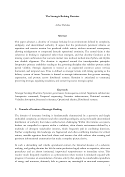 The Strategic Broking Doctrine