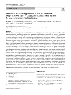 Antioxidant and chelating properties of phenolic compounds of agro-industrial waste of Carapa guianensis: theoretical insights for food and pharmaceutical applications