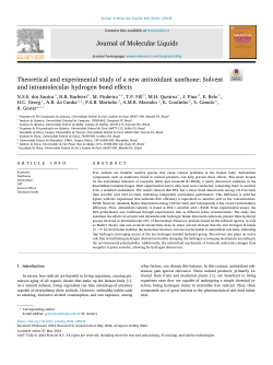 Theoretical and experimental study of a new antioxidant xanthone: Solvent and intramolecular hydrogen bond effects