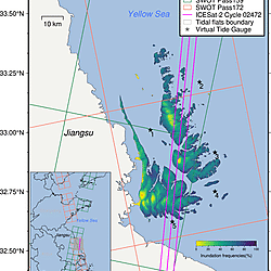 Code and Data - Deriving intertidal topography from SWOT data and Sentinel-2 data