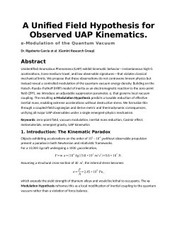α-Modulation of the Quantum Vacuum Item