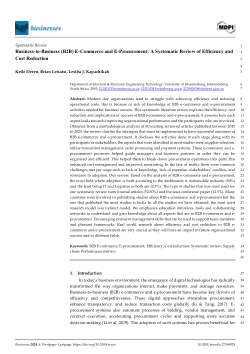 B2B e-commerce and e-procurement