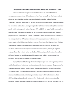 Corruption in Corrections – When Bloodlines, Biology, and Bureaucracy Collide