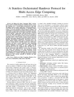 A Stateless Orchestrated Handover Protocol for Multi-Access Edge Computing