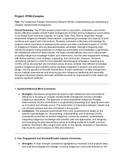 The Indigenous Peoples Observatory Network (IPON-CCEHs): Understanding and Responding to Complex Climate-Health Emergencies