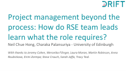 Project management beyond the process: How do RSE team leads learn what the role requires?