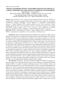 Physics-Informed Neural Networks for Solving Physical Partial Differential Equations in Aerospace Engineering