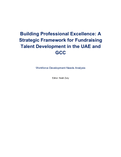 Building Professional Excellence: A Strategic Framework for Fundraising Talent Development in the UAE and GCC