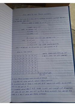 Prime numbers distribution and factors table