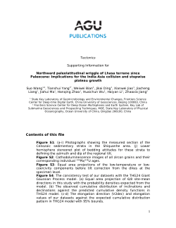 Northward paleolatitudinal wriggle of Lhasa terrane since Paleocene: Implications for the India-Asia collision and stepwise plateau growth [Dataset]