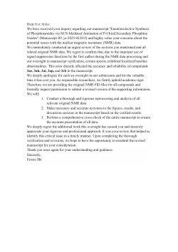 Original NMR data for the manuscript "Enantioselective Synthesis of Phosphinamides via NCS-Mediated Amination of P-Chiral Secondary Phosphine Oxides" (Manuscript ID: jo-2025-02281f)
