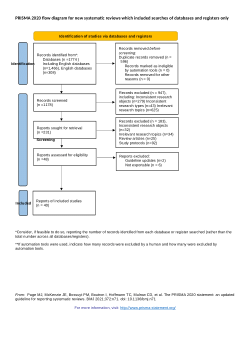 PRISMA 2020 新系统评价流程图