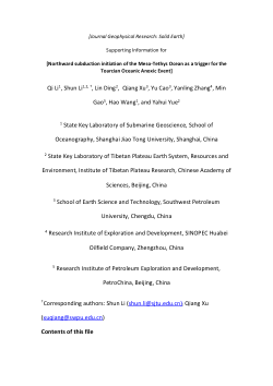 <b>Northward subduction initiation of the Meso-Tethys Ocean as a trigger for the Toarcian Oceanic Anoxic Event</b>