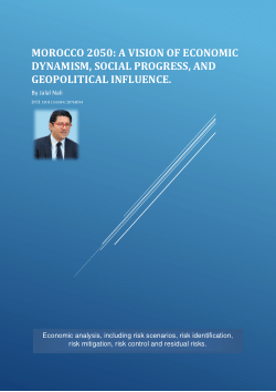 Morocco 2050: A Vision of Economic Dynamism, Social Progress, and Geopolitical Influence.