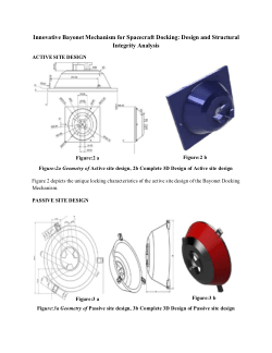 Innovative Bayonet Mechanism for Spacecraft Docking Figure and results