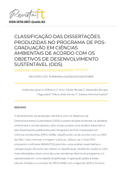 Classification of Dissertations in the Graduate Program in Environmental Sciences According to the Sustainable Development Goals (SDGs)