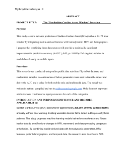 Pre-Sudden Cardiac Arrest Window_ Detection