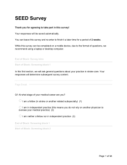 SEED Physician Survey_Archived