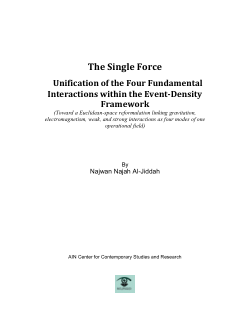 The Single Force: Unification of the Four Fundamental Interactions within the Event-Density Framework