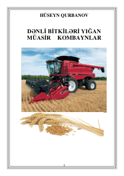 DƏNLİ BİTKİLƏRİ YIĞAN MÜASİR KOMBAYNLAR