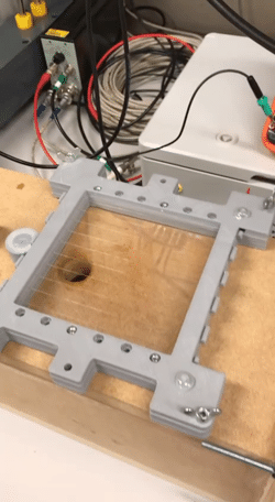 Transparent plasma based acoustic transducer