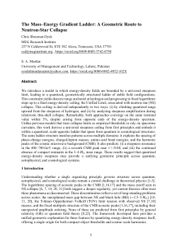 Unified Limit and the Harmonic Ladder: A Unified Steepness Quantization Linking Hydrogen to the Neutron-Star Collapse Limit (Under review at <i>Advances in Astronomy</i>, submitted July 23, 2025)
