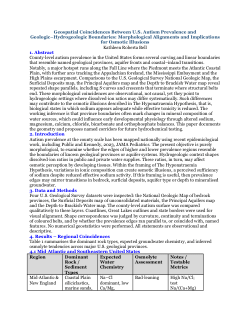 Geologic Boundaries, Water Chemistry, and Autism in the United States:  An Osmolyte Polarity Hypothesis.