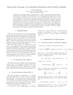 Energy–Flow Cosmology v1.2: Foundational Framework and Cross-Field Continuity