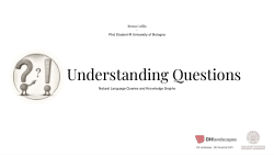 Undestanding Questions