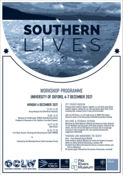Southern Lives Workshop 2021