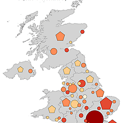 Map of British Middle Class Distribution in 2025