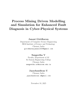 Process Mining Driven Modelling and Simulation for Enhanced Fault Diagnosis in Cyber-Physical Systems