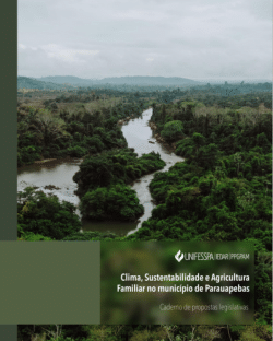 Caderno com Sugestões de Ações Legislativas para Adaptação Climática – Parauapebas. Audiência pública “Clima, Sustentabilidade e Agricultura Familiar”. Câmara Municipal de Parauapebas. Novembro de 2025, Parauapebas, Pará.