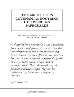 THE GREAT INVERSION Doctrinal Thesis for Acquiring Ontological Sovereignty