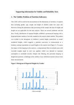Supplementary Materials: Validity and Reliability Tests