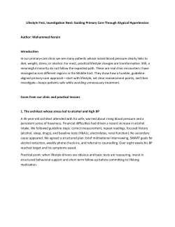 <b>Lifestyle-First Approach to hidden Conditions</b>