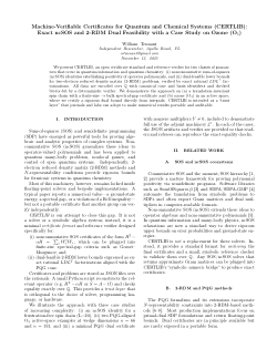 <b>CERTLIB: Machine-Verifiable Certificates for Quantum and Chemical Systems</b>