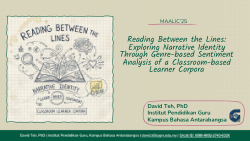 Reading Between the Lines: Exploring Narrative Identity Through Genre-based Sentiment Analysis of a Classroom-based Learner Corpora