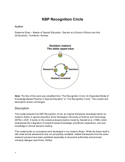 KBP Recognition Circle