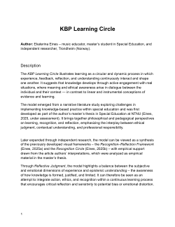KBP Learning Circle