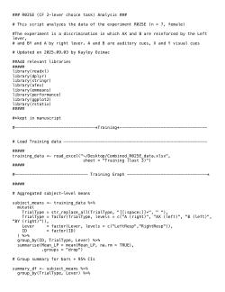 R025e - Conjunction Fallacy 2-lever Choice Procedure in Rats