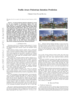 Traffic-Aware Pedestrian Intention Prediction