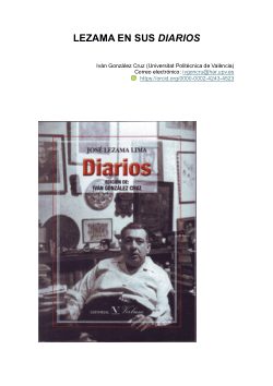 Lezama en sus Diarios. [Book chapter]